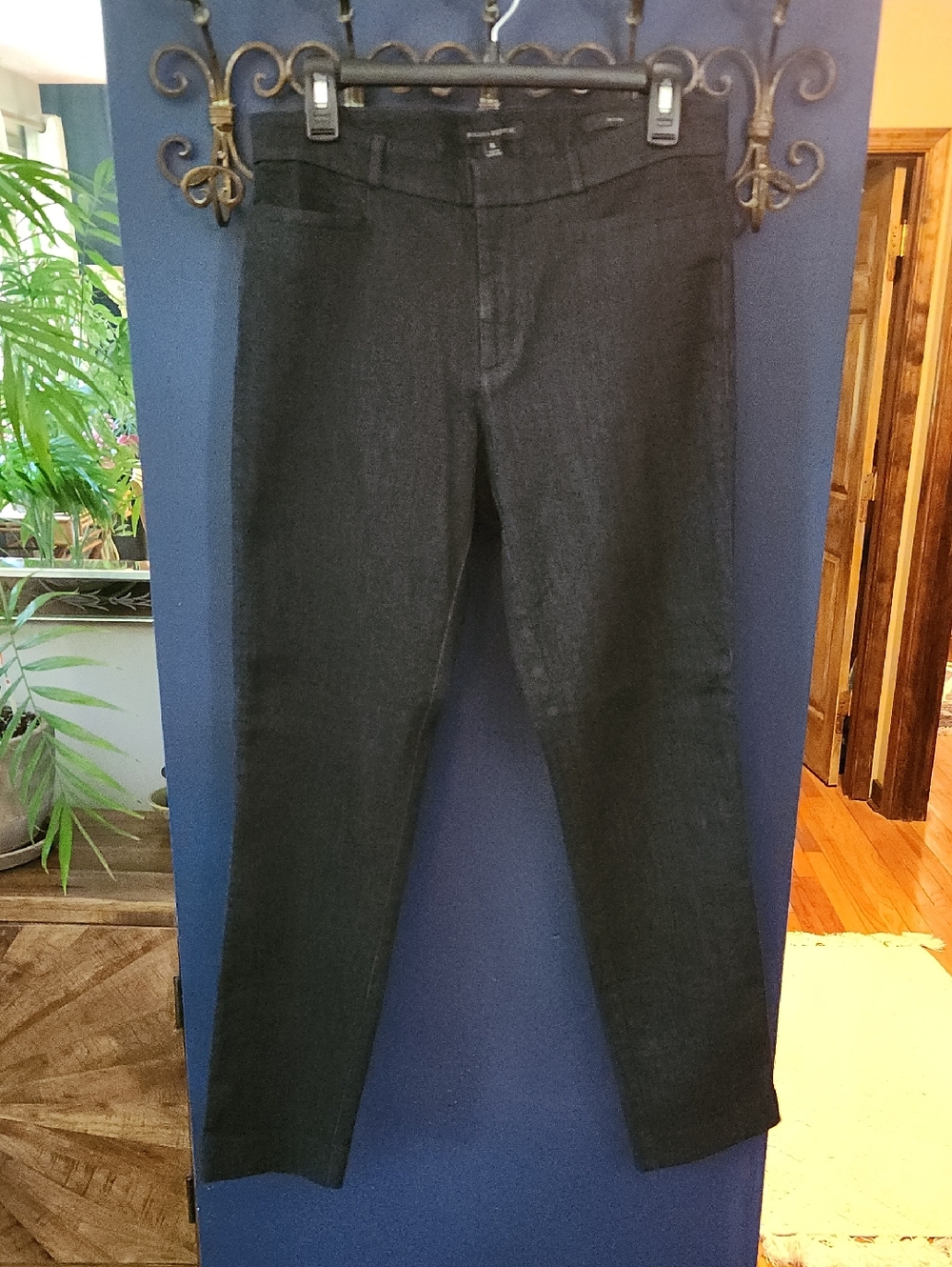 Banana Republic 31" Inseam Dark Indigo Denim Trouser Jeans In Sloan Style